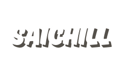 SAICHILL white logo